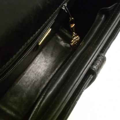 Gucci Vintage Crocodile Shoulder Bag Black 7 of 10