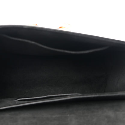 Louis Vuitton Lambskin Quilted Twist MM Black 6 of 10