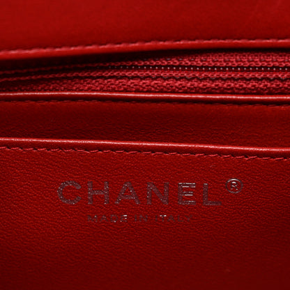 Chanel Lambskin Quilted Mini Square Flap Red 6 of 10