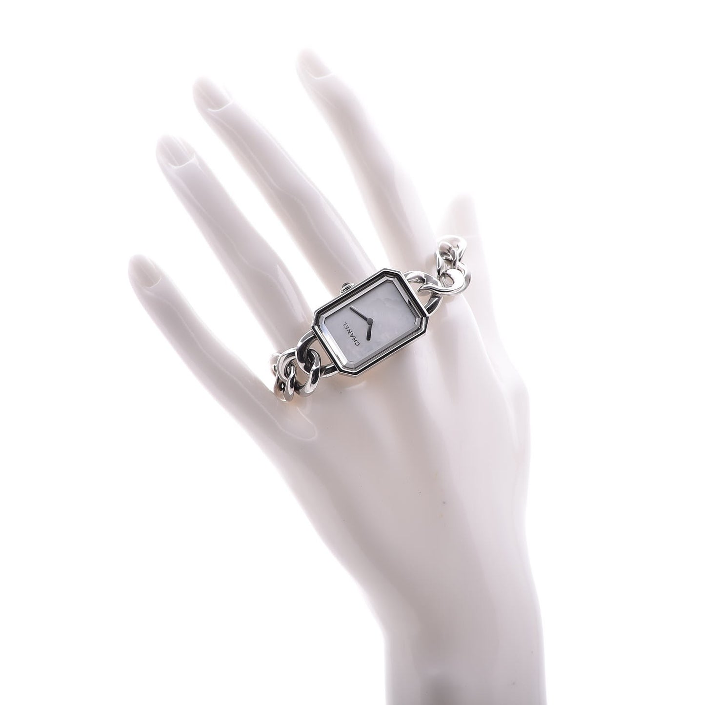 Stainless Steel Mother of Pearl 20mm Chain Premiere Quartz Watch