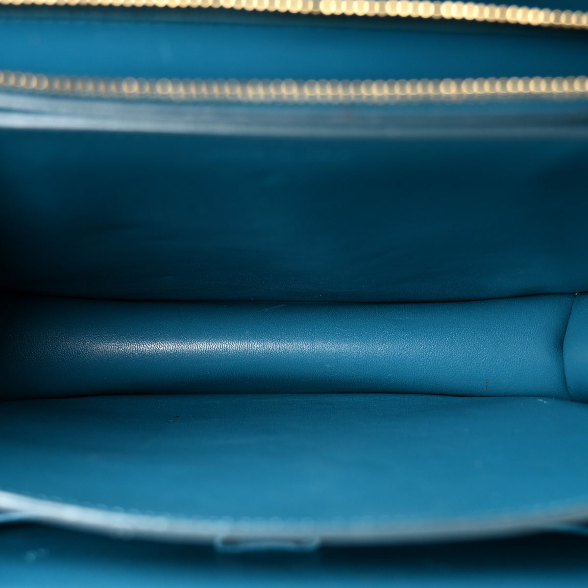 Celine Liege Calfskin Medium Classic Box Flap Bag Turquoise 5 of 10