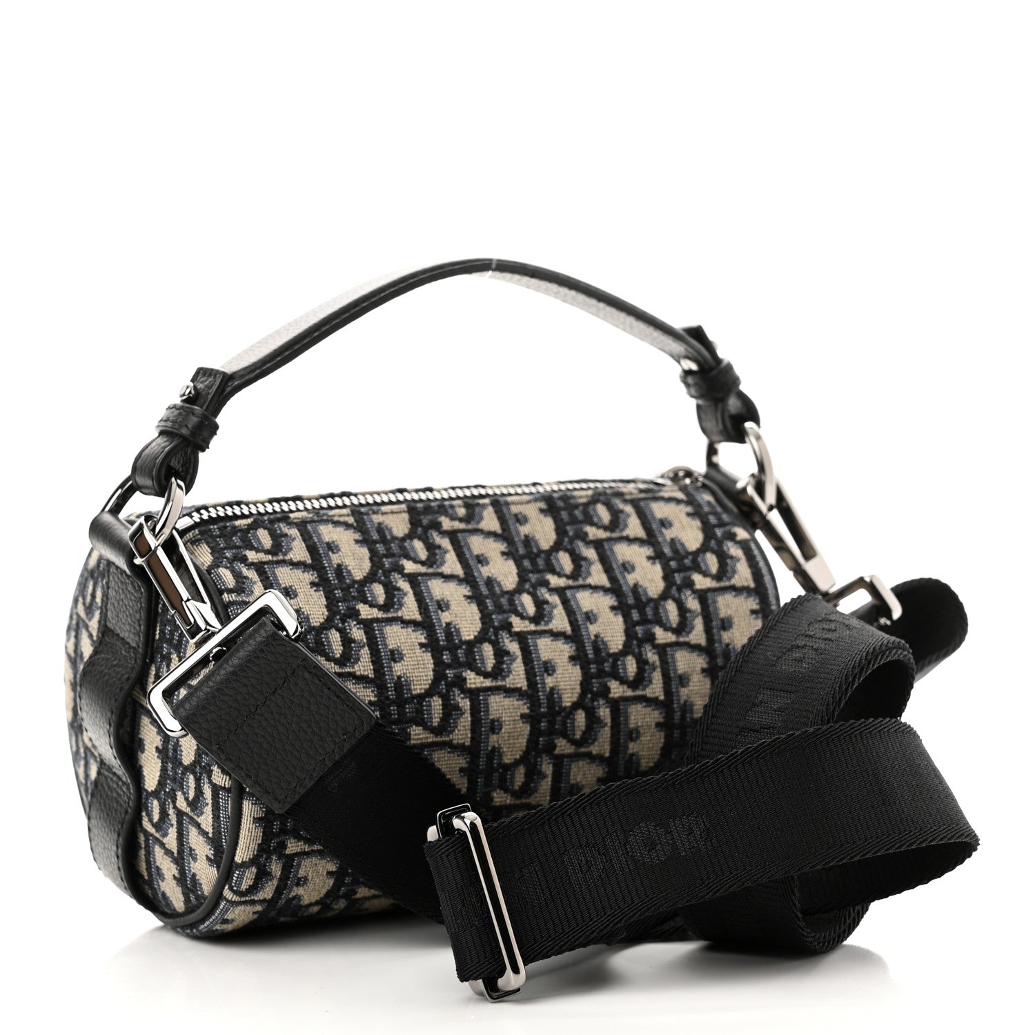 Christian Dior Oblique Mini Roller Messenger Bag Blue 2 of 9