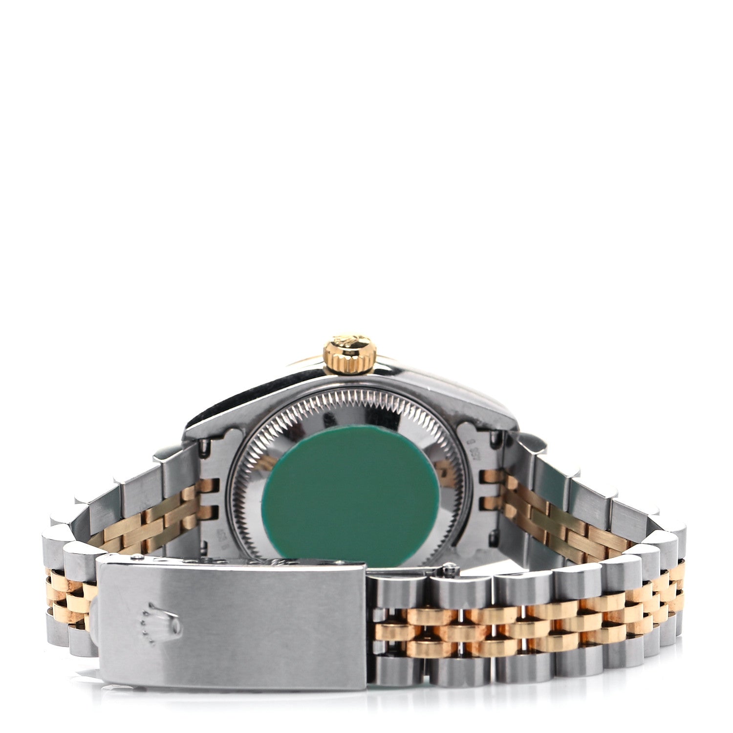 Rolex Stainless Steel 18K Yellow Gold Diamond 26mm Oyster Perpetual Datejust Watch Champagne 69173 3 of 4