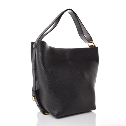 Givenchy Grained Calfskin GV Bucket Bag Black 3 of 8