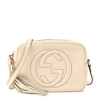 Gucci Pebbled Calfskin Small Soho Disco Bag Off White 1 of 10
