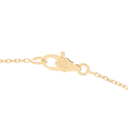 Van Cleef & Arpels 18K Yellow Gold Mother of Pearl Sweet Alhambra Pendant Necklace 6 of 8