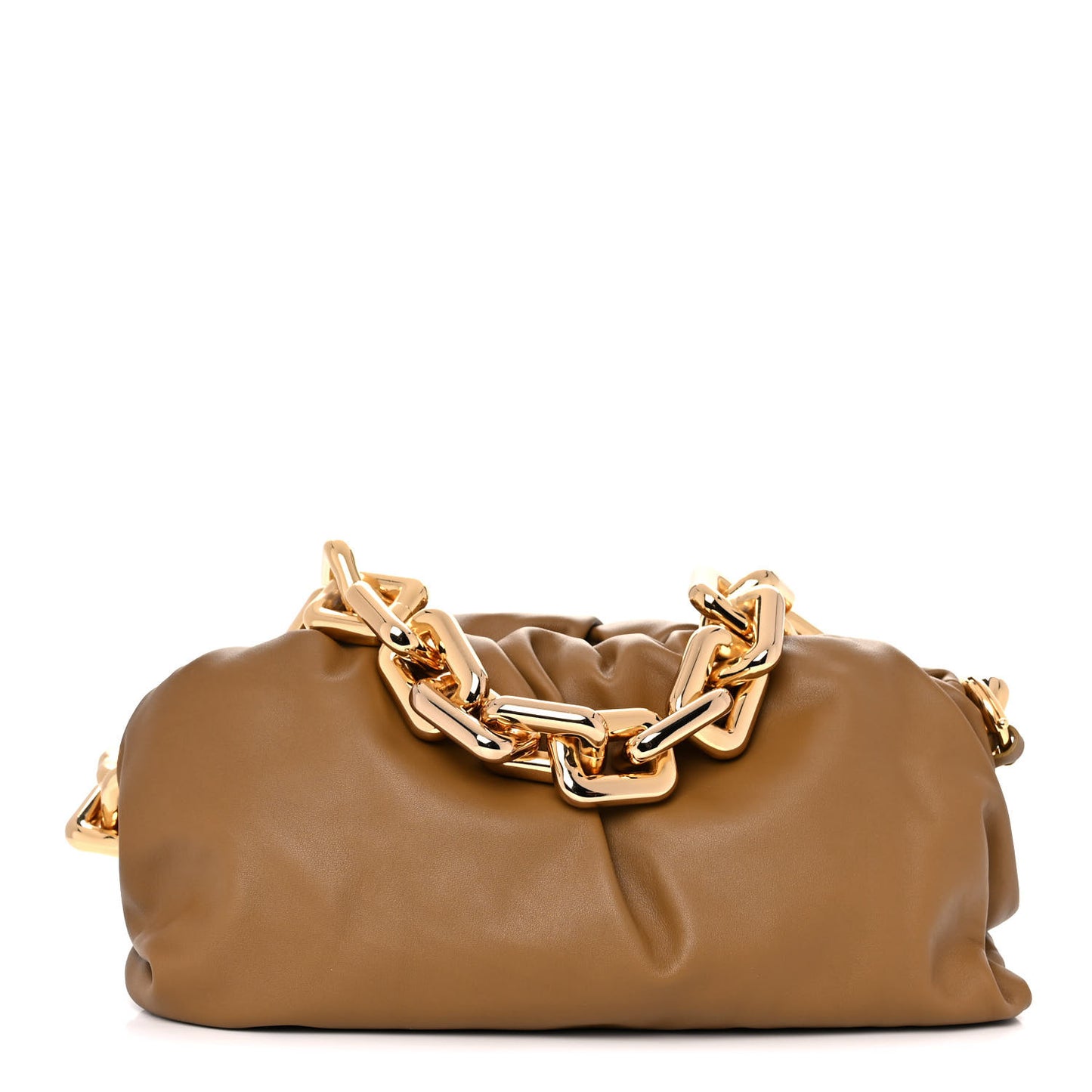 Calfskin The Pouch Chain Cammello