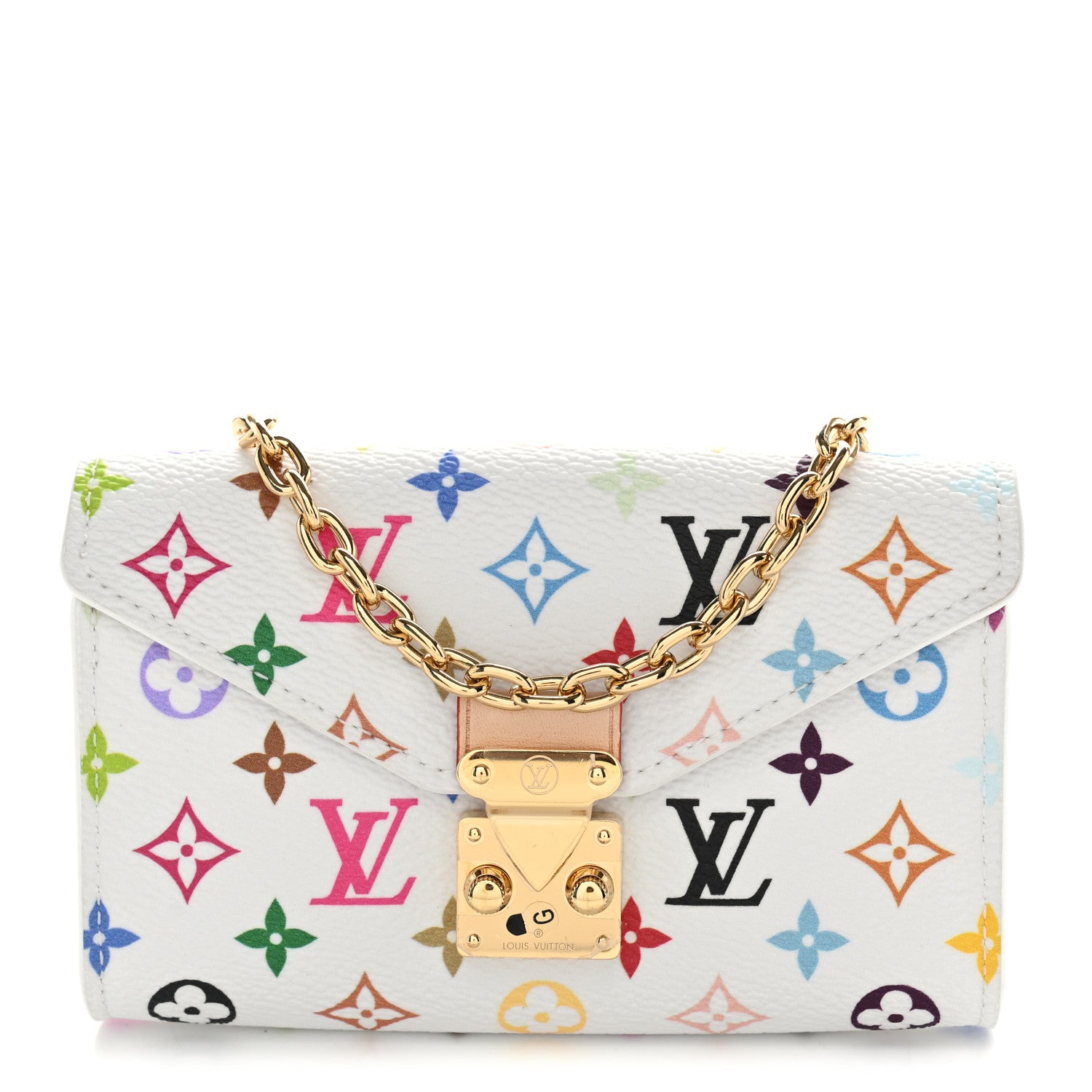 Louis Vuitton LV X TM Monogram Multicolor Pouch Metis Belt White 1 of 10
