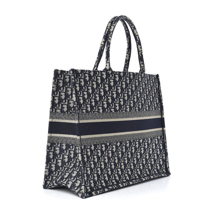 Christian Dior Oblique Book Tote Blue Multicolor 3 of 11