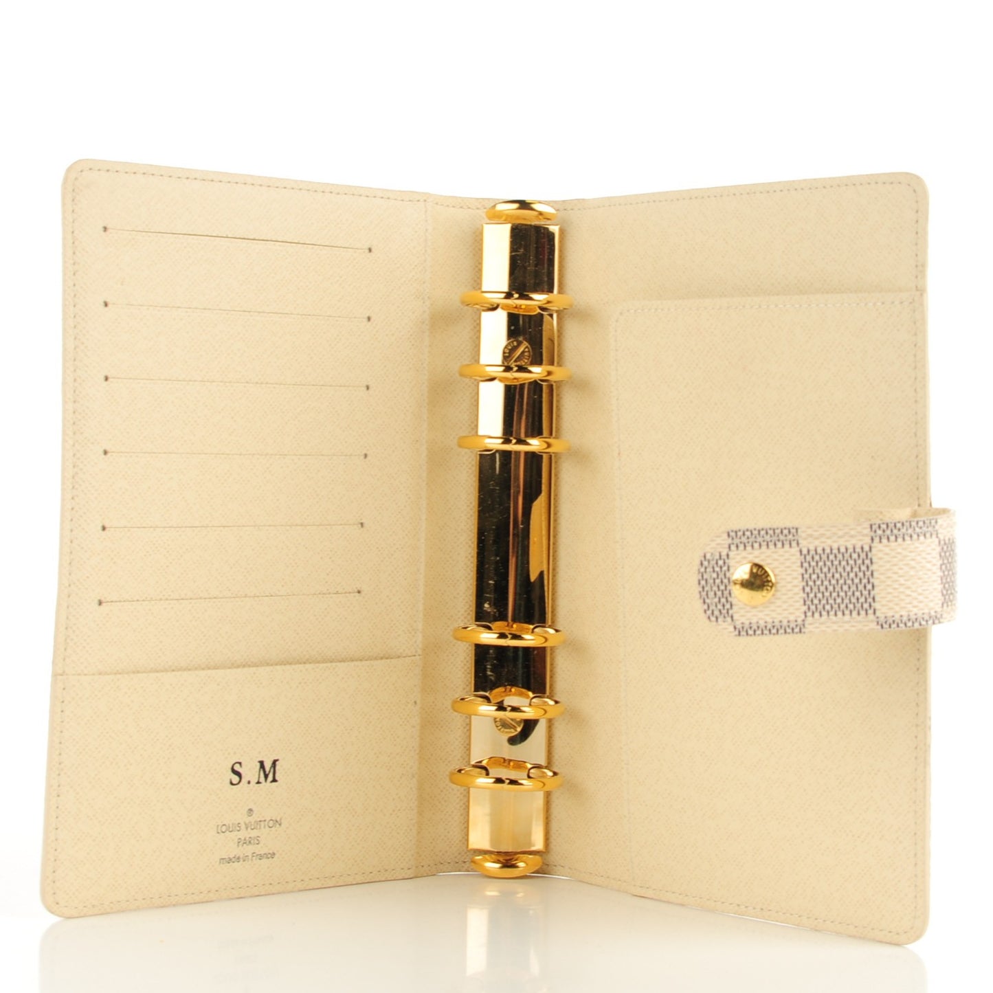 Damier Azur Medium Ring Agenda Cover