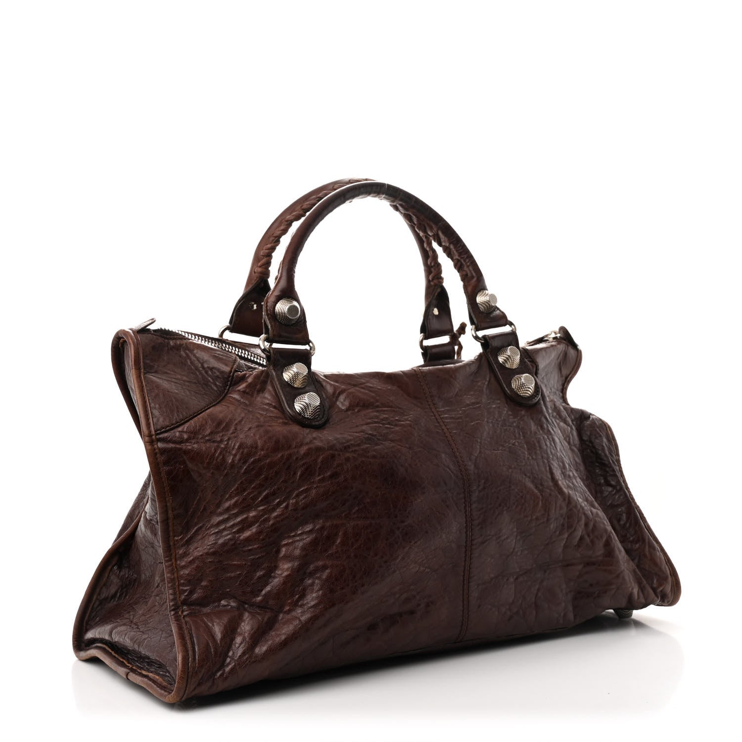 Balenciaga Agneau Giant 21 Silver Hardware Work Charbon 4 of 12