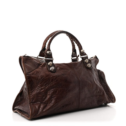 Balenciaga Agneau Giant 21 Silver Hardware Work Charbon 4 of 12