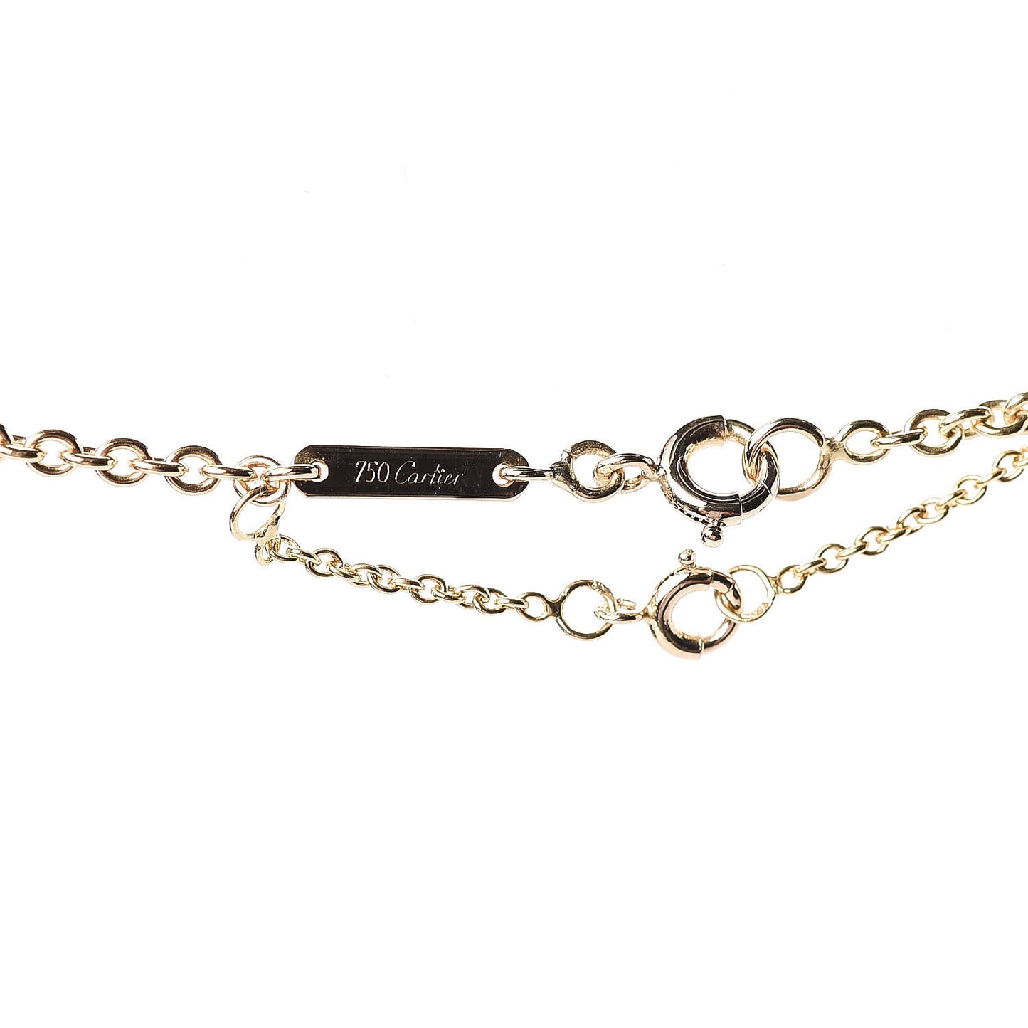 18K Pink Yellow White Gold Trinity Pendant Necklace
