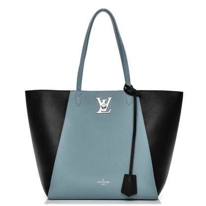 Louis Vuitton Calfskin Lockme Cabas Sky Black 8 of 14