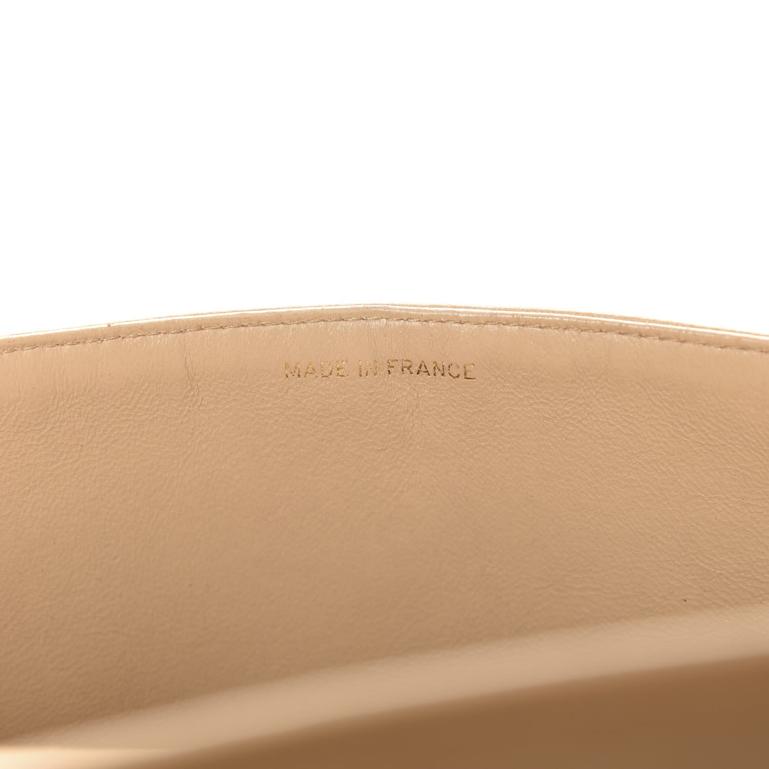 Chanel Lambskin Quilted Medium Double Flap Beige 9 of 11