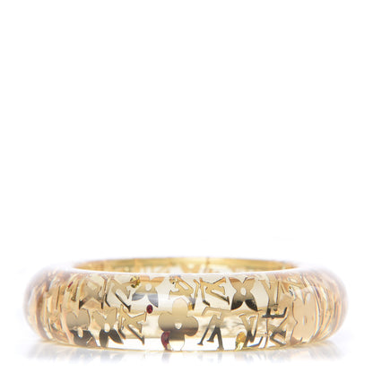 Louis Vuitton Resin Swarovski Small Inclusion GM Bracelet Transparent 1 of 4
