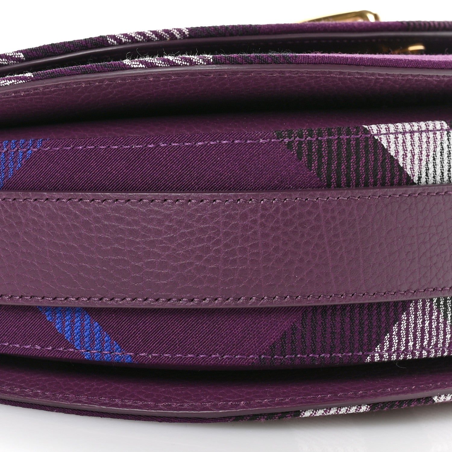 Burberry Jacquard Check Medium Rocking Horse Crossbody Pansy 9 of 11