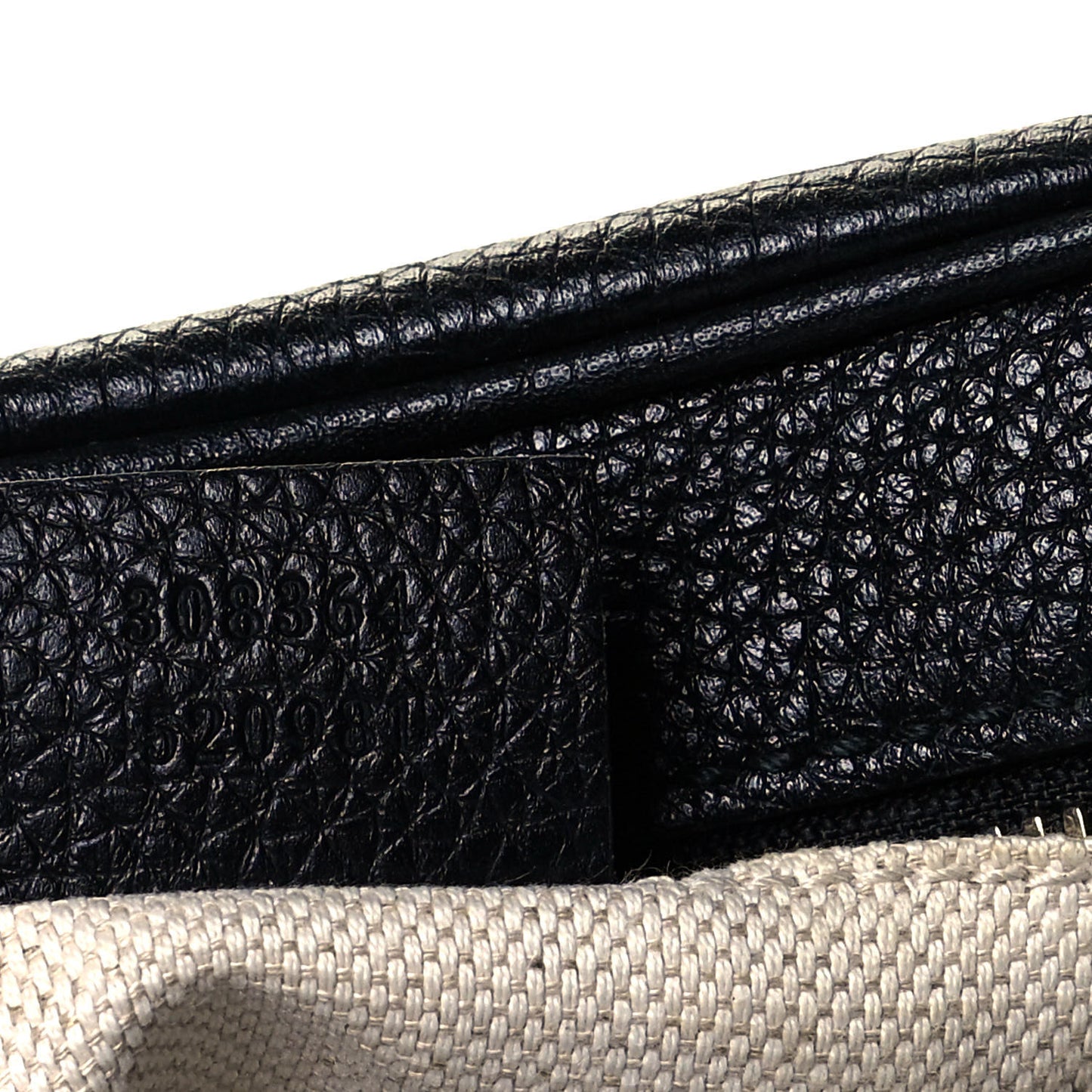 Pebbled Calfskin Small Soho Disco Bag Black