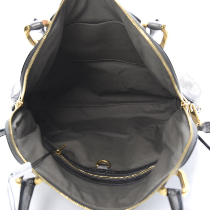 Marc Jacobs Metallic Calfskin Paradise Rio Tote Silver 4 of 9