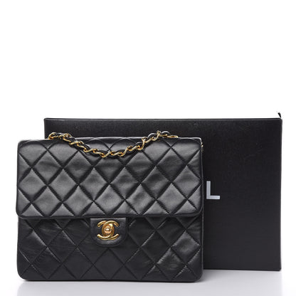 Chanel Lambskin Quilted Mini Square Flap Black 13 of 13