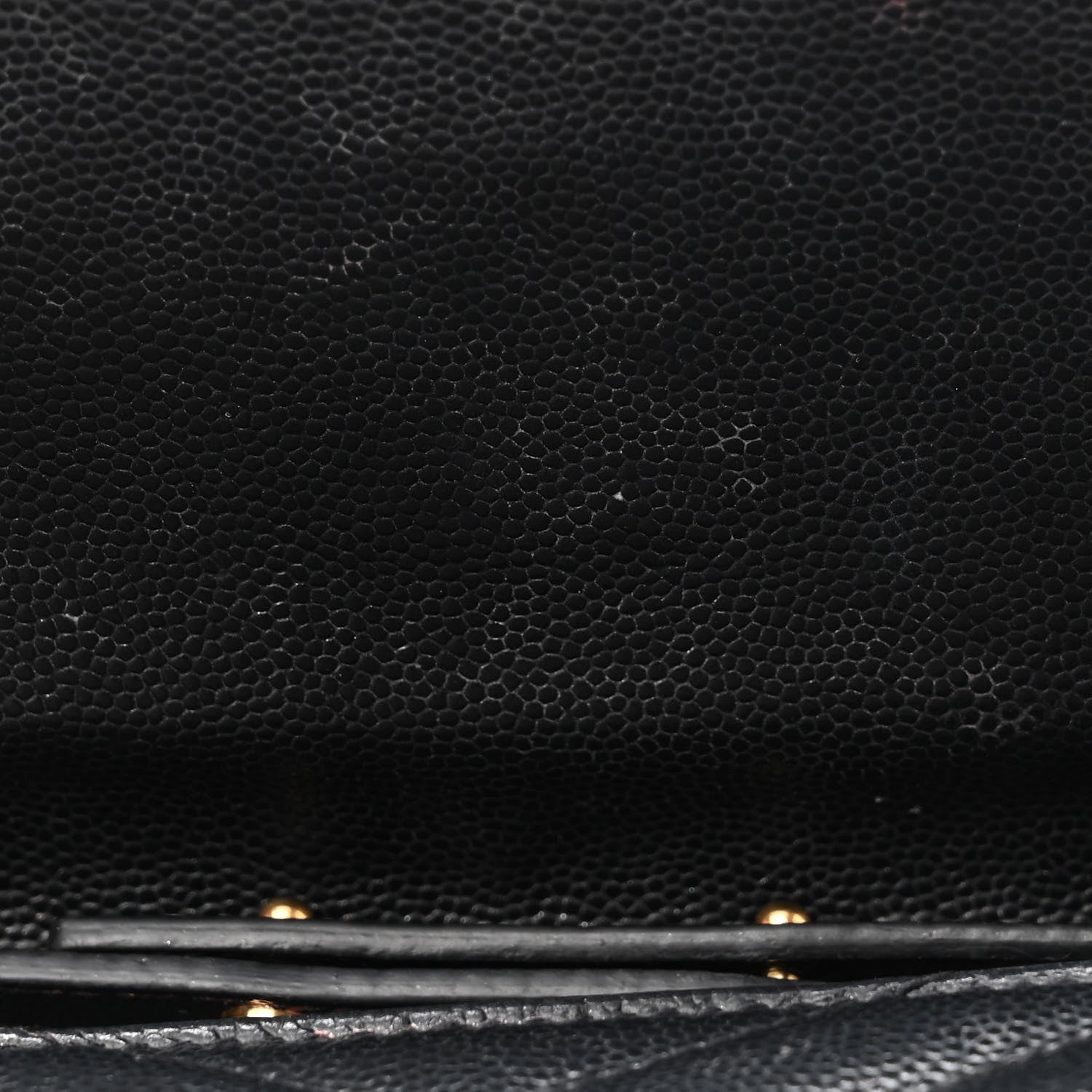 Saint Laurent Grain De Poudre Matelasse Chevron Monogram Chain Wallet Black 11 of 12