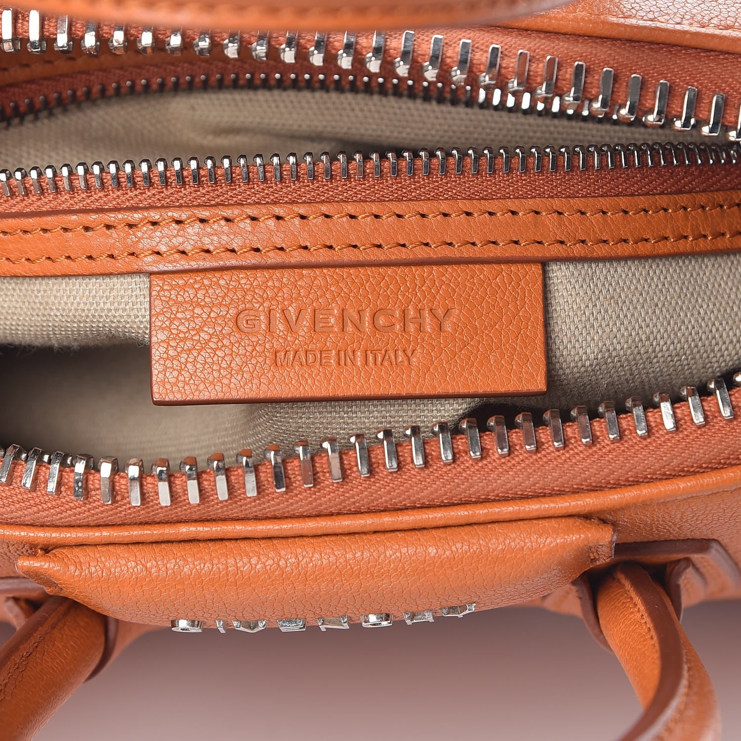 Givenchy Sugar Goatskin Mini Antigona Rust 6 of 10