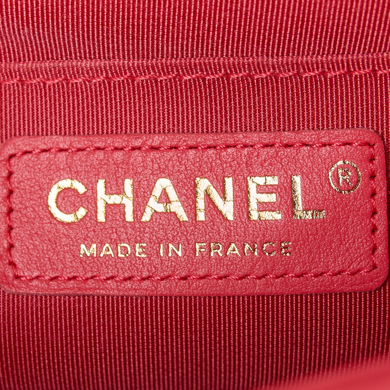 Chanel Lambskin Chevron Quilted Small Boy Flap Dark Pink 6 of 11