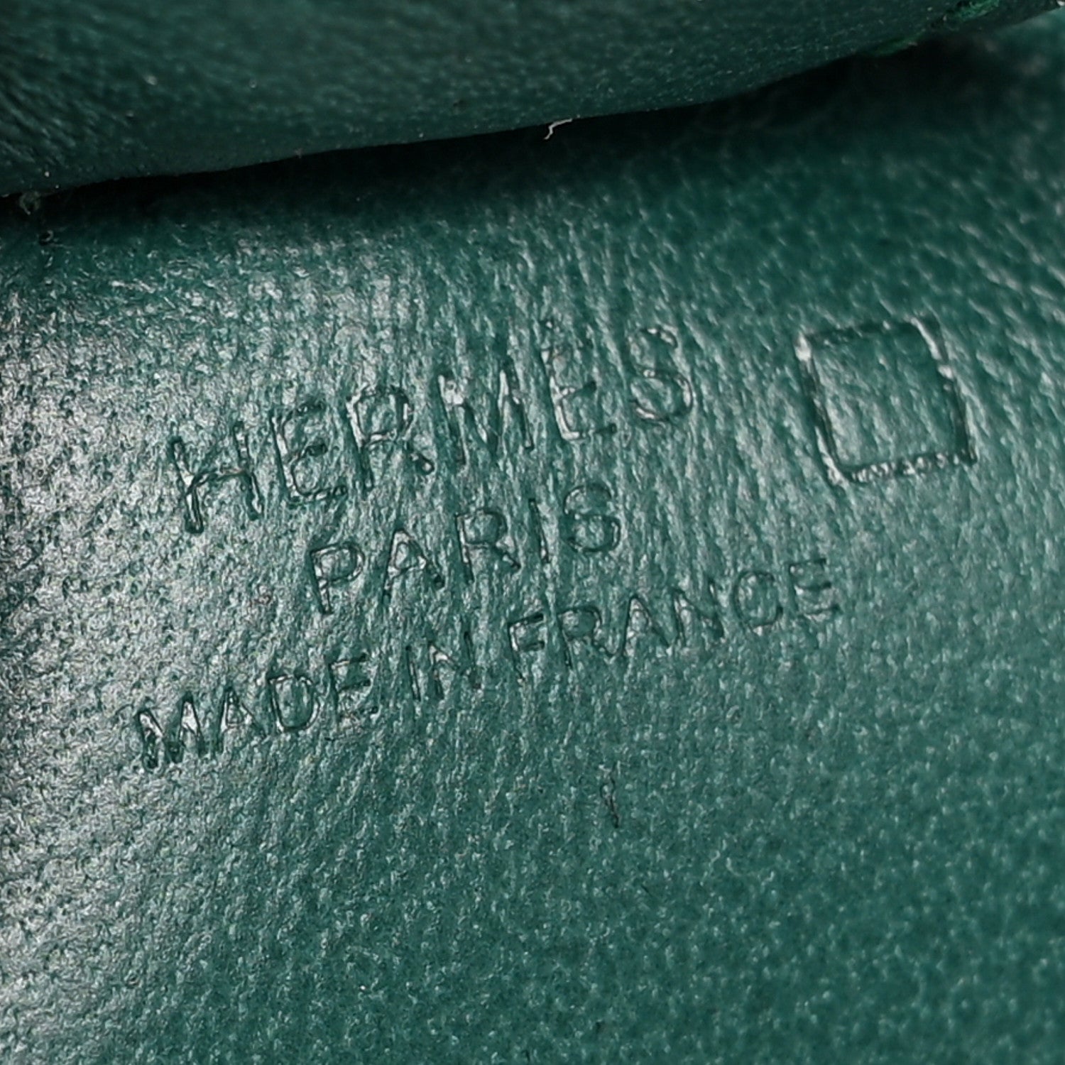 Hermes Milo Lambskin Matte Alligator Touch Grigri Rodeo Horse Bag Charm PM Malachite Menthe Bleu Brume Very Jade 4 of 4
