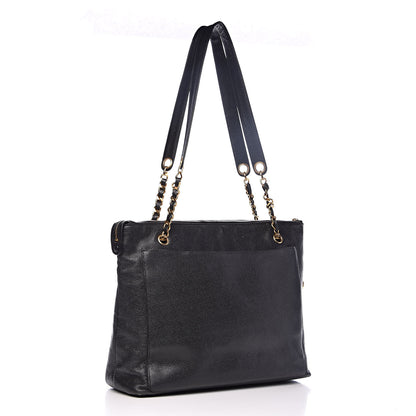 Chanel Caviar CC Shoulder Bag Black 3 of 18