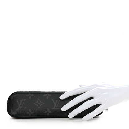 Louis Vuitton Monogram Eclipse Elizabeth Pencil Pouch Black 2 of 7