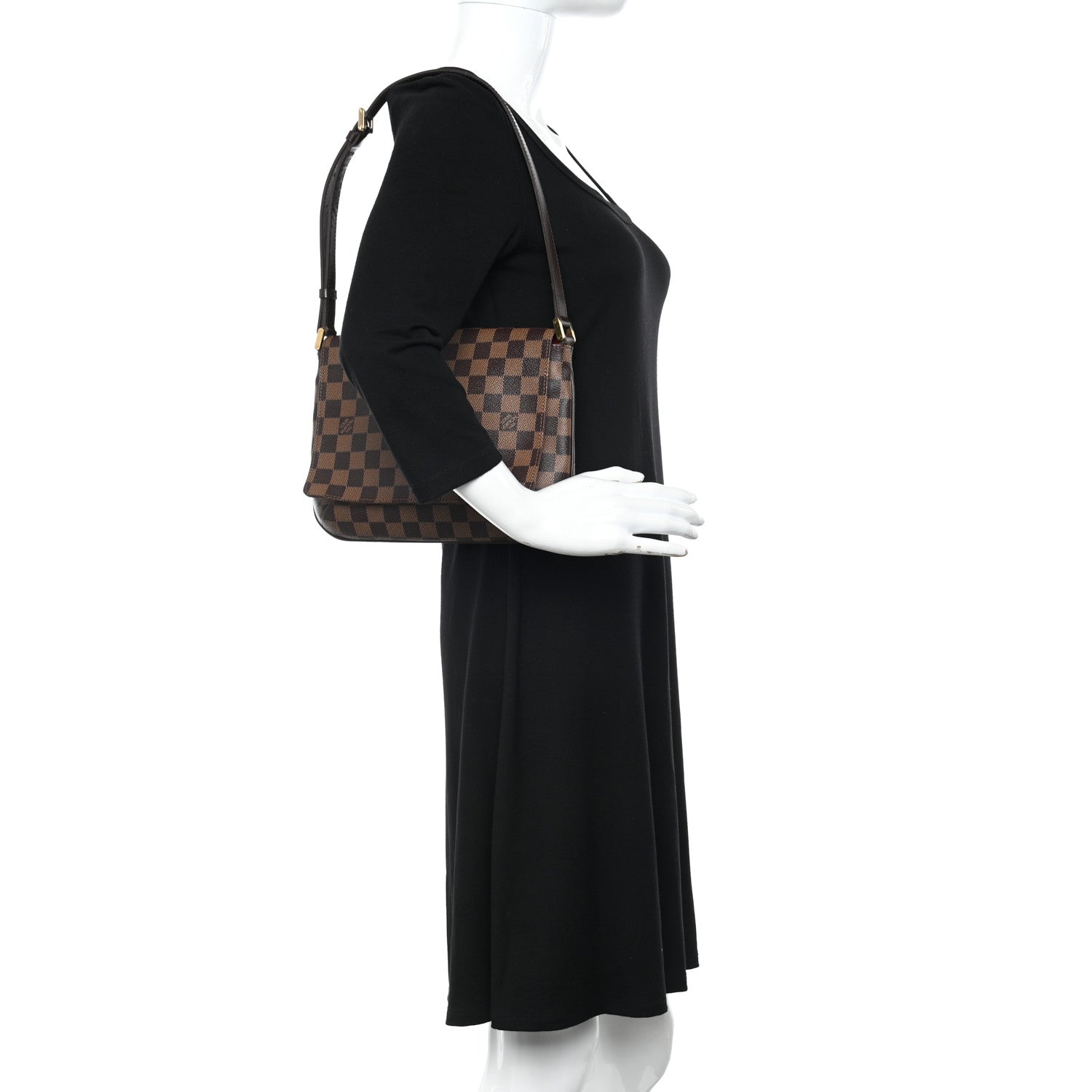 Louis Vuitton Damier Ebene Musette Tango 2 of 10