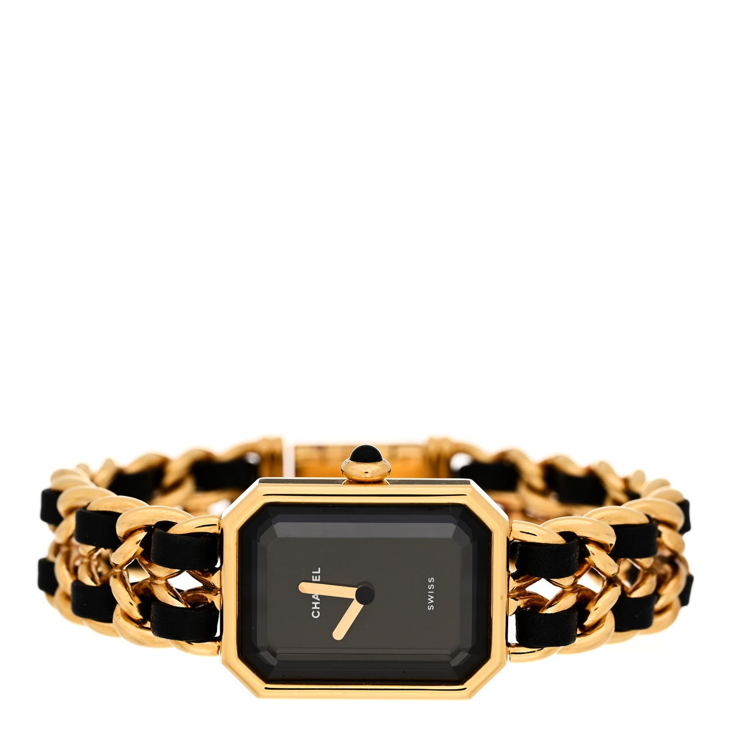 Stainless Steel Lambskin 20mm Chain Premiere Quartz Watch Gold M