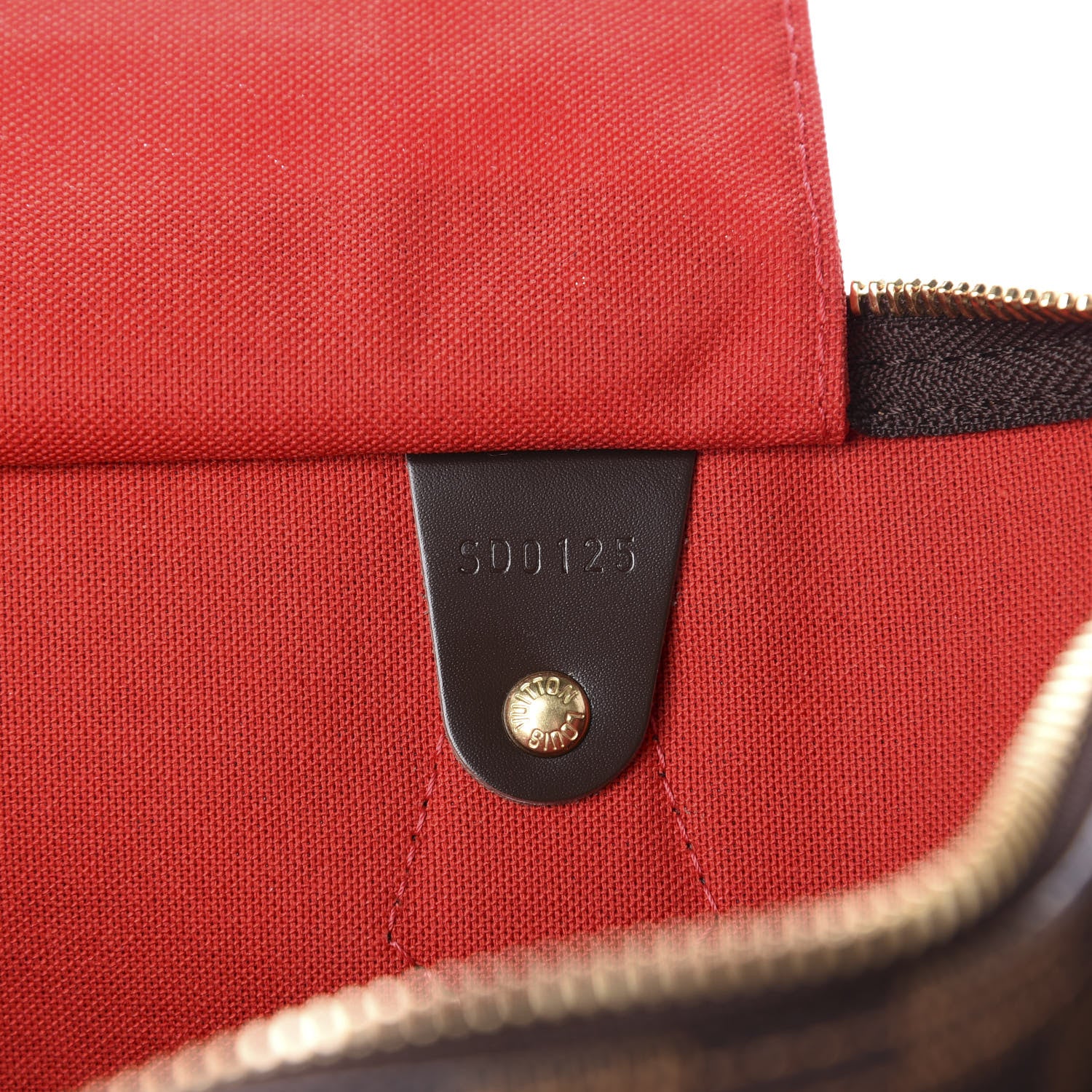 Louis Vuitton Damier Ebene Speedy 35 8 of 10