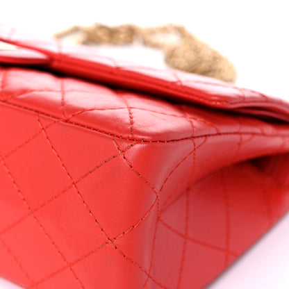 Chanel Aged Calfskin Quilted 2.55 Reissue 225 Flap Red 9 of 21