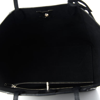 Louis Vuitton Calfskin Lockme Cabas Black 5 of 10