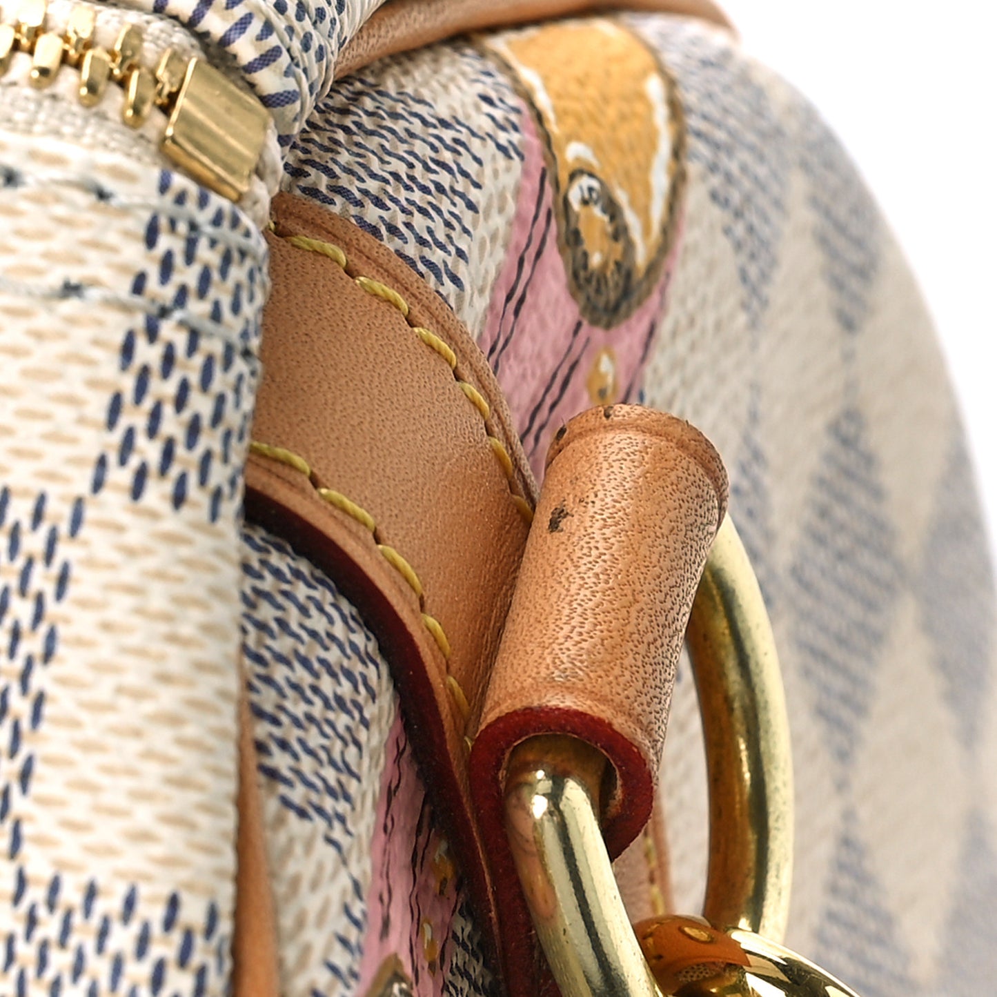 Damier Azur Summer Trunks Speedy Bandouliere 30
