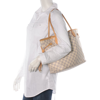 Louis Vuitton Damier Azur Neverfull MM 2 of 7