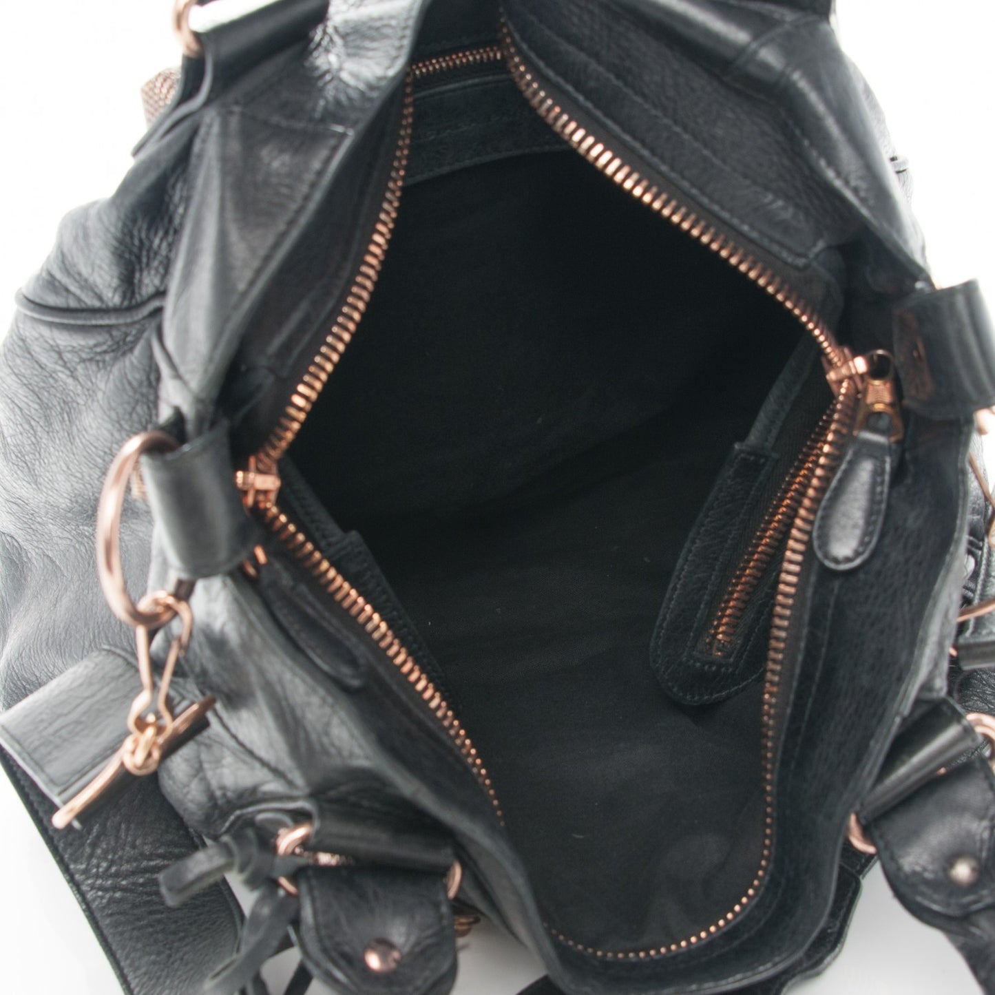 Agneau Giant 21 Rose Gold Hardware Velo Black