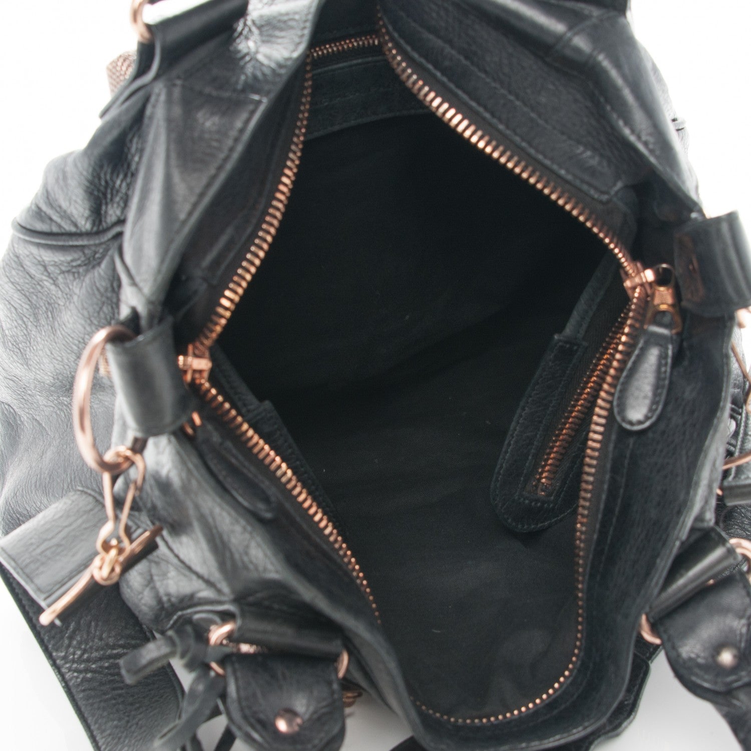 Balenciaga Agneau Giant 21 Rose Gold Hardware Velo Black 6 of 10