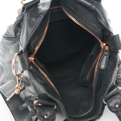 Balenciaga Agneau Giant 21 Rose Gold Hardware Velo Black 6 of 10