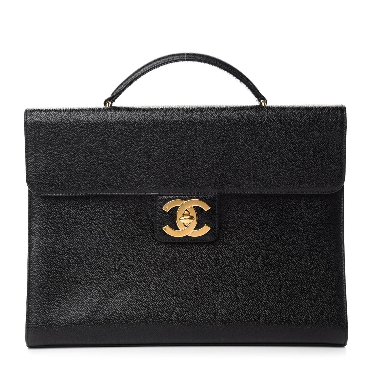 Caviar Briefcase Laptop Bag Black