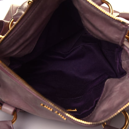 Miu Miu Vitello Lux Mini Bow Bag Mughetto 4 of 8