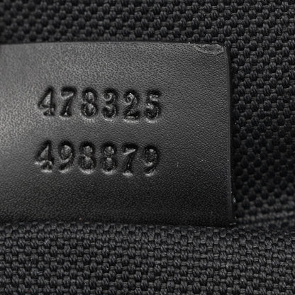 Gucci GG Supreme Monogram Web Belt Bag Black Grey 7 of 10