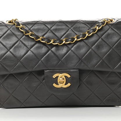 Chanel Lambskin Quilted Small Double Flap Black 9 of 20