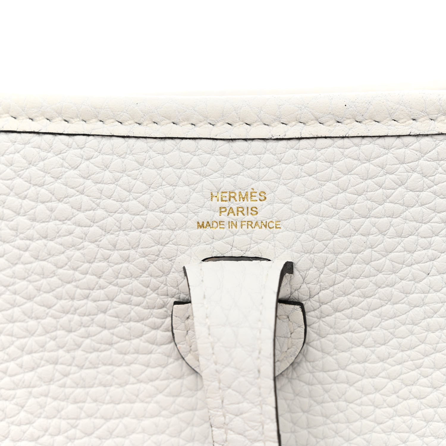 Hermes Taurillon Clemence Amazone Evelyne TPM New White 7 of 10