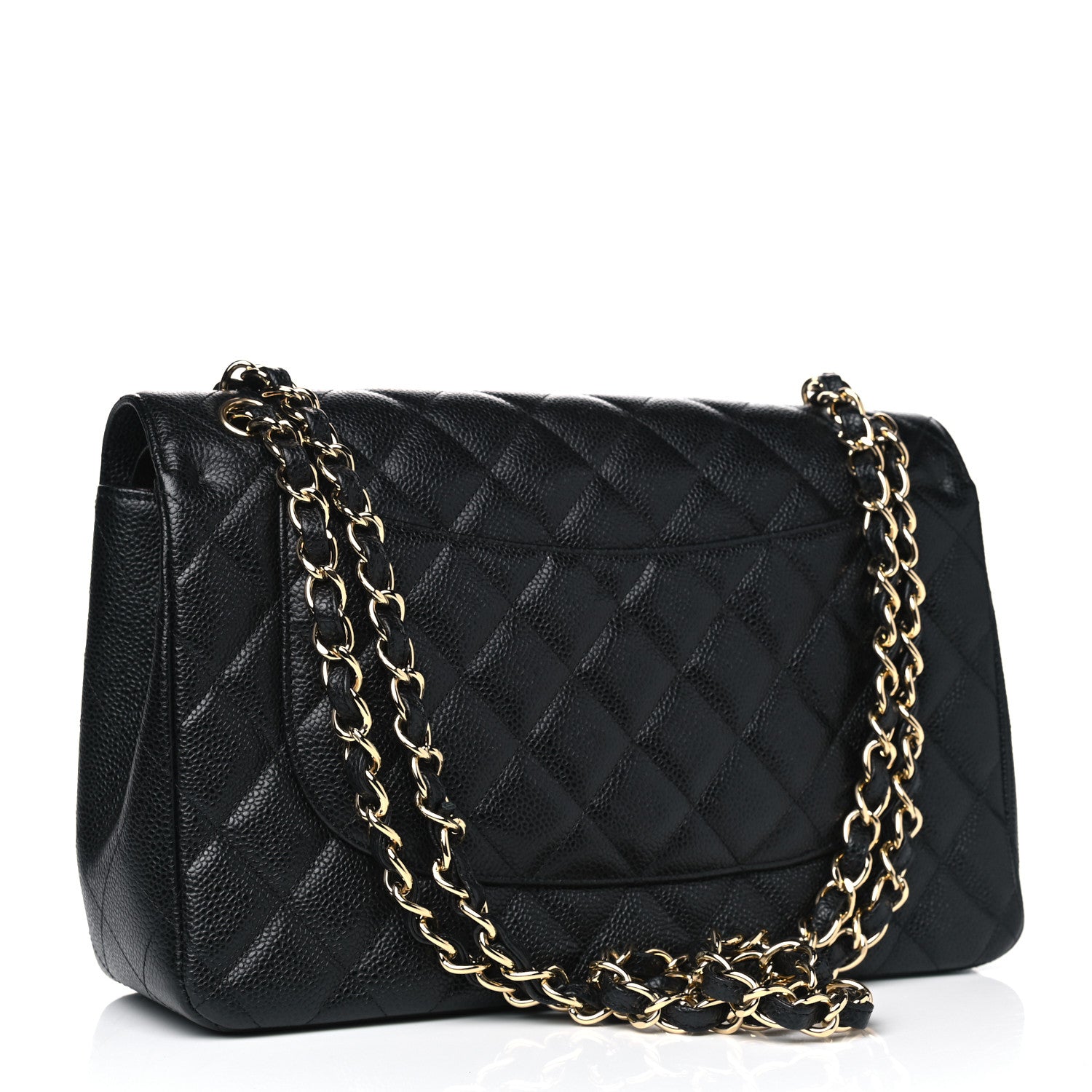 Chanel Caviar Quilted Jumbo Double Flap Black 2 of 4