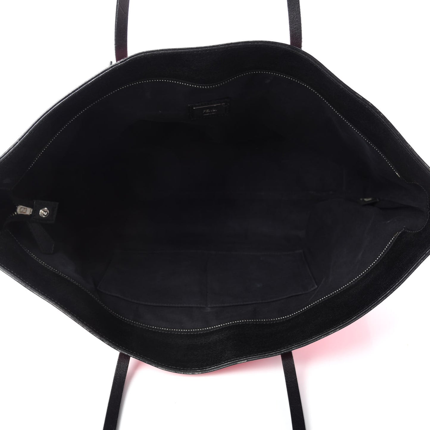 Vitello Elite Cuoio Monster Buggies Medium Roll Tote Lollypop Black