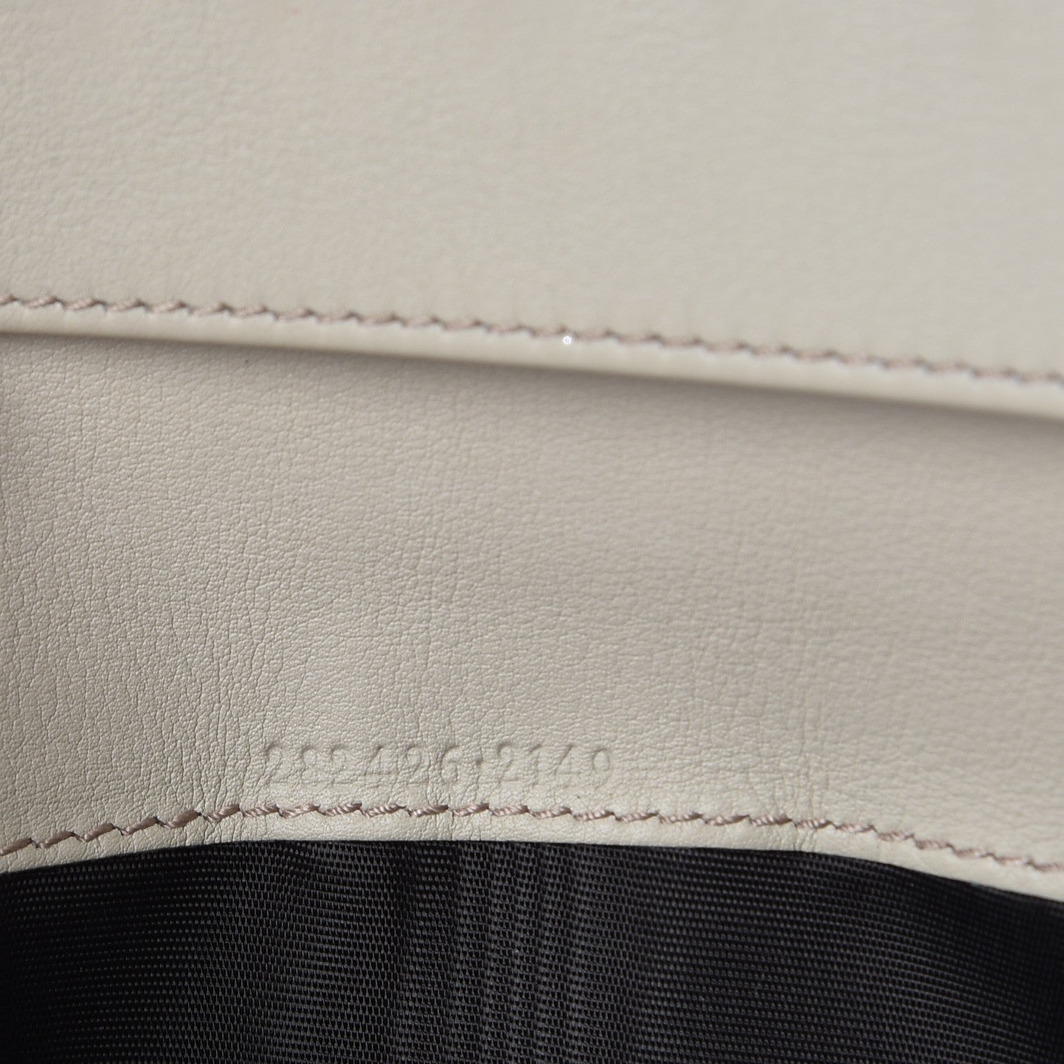 Gucci Monogram Margaux Calfskin Sukey Continental Organizer Wallet Beige Ebony Mystic White 9 of 14