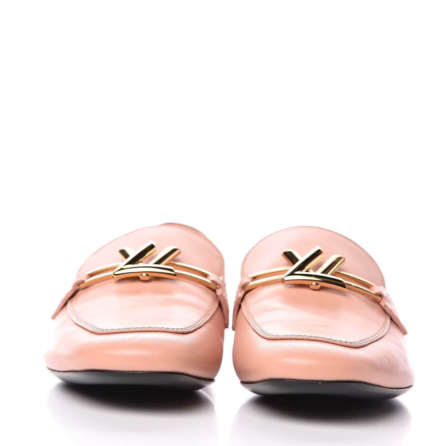 Louis Vuitton Calfskin Upper Case Flat Loafer 37 Rose Clair 2 of 9