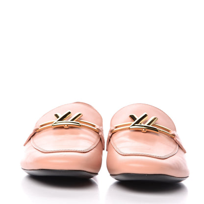 Louis Vuitton Calfskin Upper Case Flat Loafer 37 Rose Clair 2 of 9